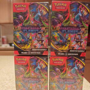 4 x Mega Evolution — Phantasmal Flames Booster Bundle
